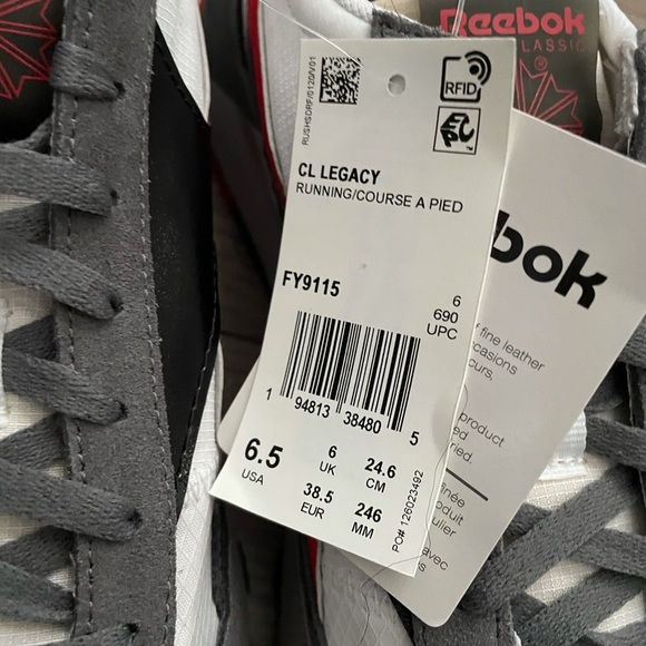 Reebok CL legacy Running Shoe 6.5 - Picture 3 of 4